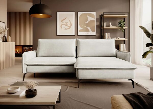 Tosca Corner Sofa - Modern Design with Sinuous Springs and Polyurethane Foam - Furnikuk.com