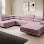 Corner Sofa with Sleeping Function and Storage