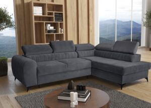 Elegant Armando Corner Sofa in Living Room