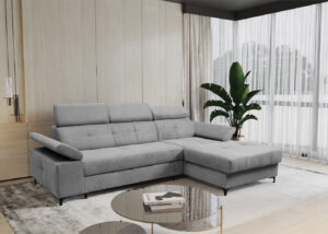 Elegant Aversa Corner Sofa in a Contemporary Living Room