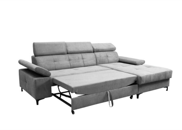 Aversa Corner Sofa Featuring the Dolphin Folding Mechanism