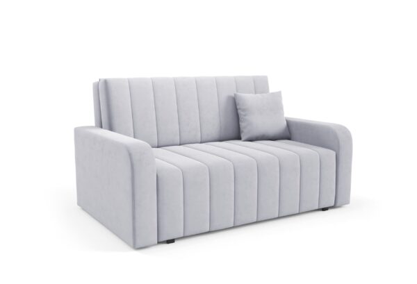 Front view of 3-Seater Sofa Bed Marko III with American folding system