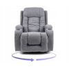 Prego Relaxation Armchair with Rotating Base