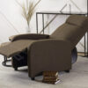 Vaco Reclining Armchair Fully Reclined – Side View