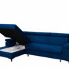 Lavida corner sofa with dolphin folding mechanism for sleeping function