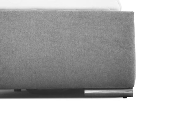 Stylish bed frame legs of Typ 02 upholstered bed with adjustable heights