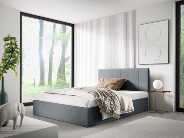 Lucy 11 Bed – Modern Bed Frame with Tall Headboard