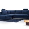 Adjustable armrests and headrests of the Lofi II corner sofa, designed for maximum comfort.