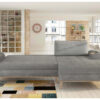 Nub corner sofa bed showcasing spacious sleeping surface and stylish design.