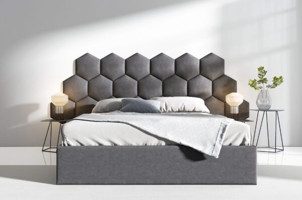 Lucy 1 Bed – Minimalist Bed Frame with Slatted Base, Available in Multiple Sizes