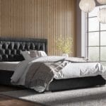 Modern adjustable bed frame Type 20 with headboard
