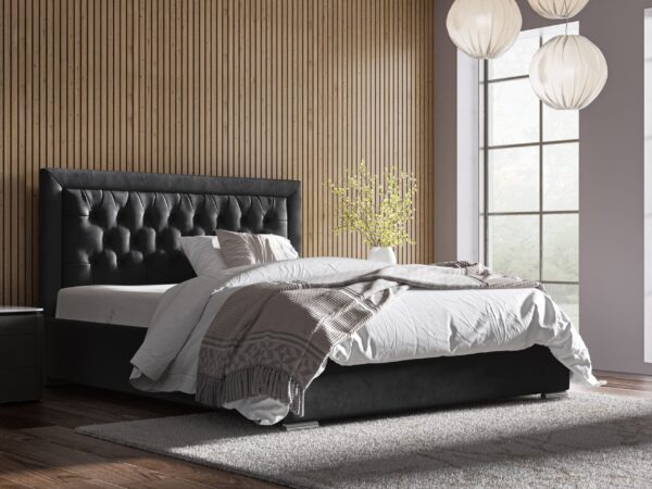 Modern adjustable bed frame Type 20 with headboard