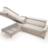 Bedding storage compartment in Lago II corner sofa