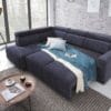 Bergamo corner sofa with Puma mechanism and gas-lift storage