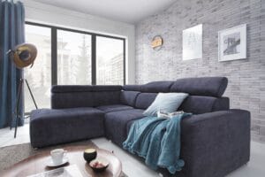 Modern Bergamo sofa with HR foam and spring core - meble uk