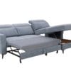 HR foam and spring-filled Calabria III sofa with storage