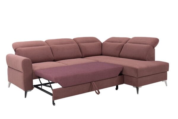 Calabria II corner sofa with Dolphin mechanism and HR foam
