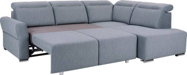 Cawo II sofa unfolded as a 140 x 195 cm bed