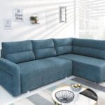 Island corner couch with silicone backrest cushions