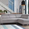 Modern sofa with storage and deep seating – Moon model