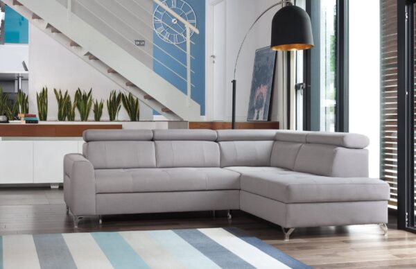 Modern sofa with storage and deep seating – Moon model