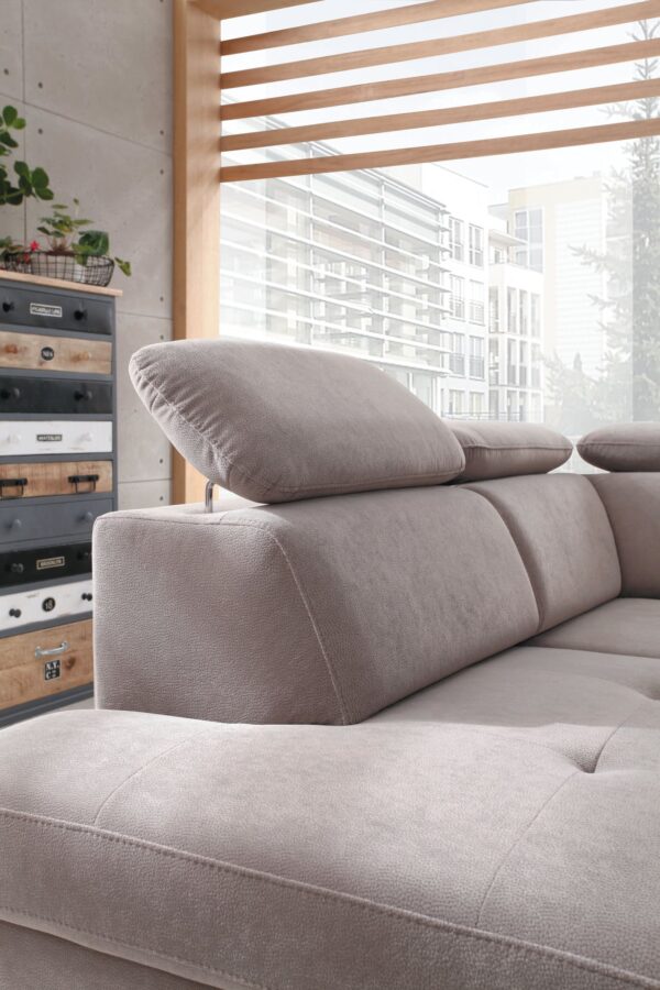 Umbria I extra-large corner sofa bed with storage