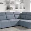 Modern corner sofa Cawo II with ergonomic deep seat