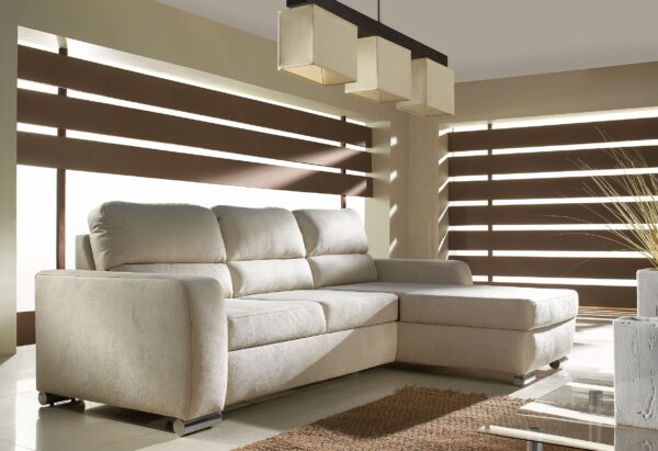 Niko sofa side view showing contemporary design