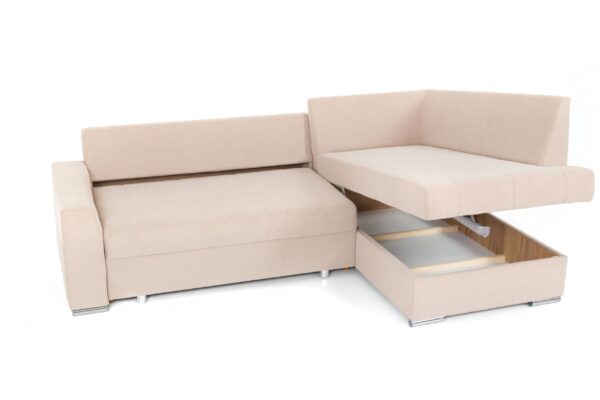 Modern Stilo corner sofa with storage compartment