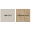 Cashmere color swatch detail for Grant 16 wall shelf, highlighting texture.