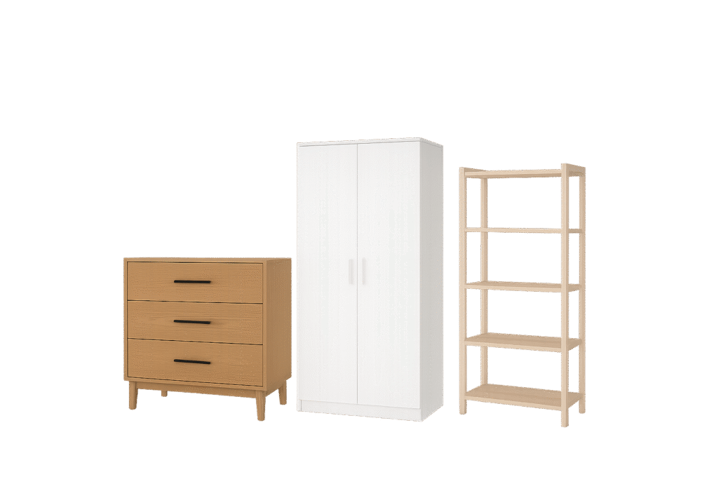 Dressers, Wardrobes & Shelves