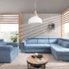 Umbria II right-hand corner sofa bed with HR foam