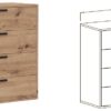 ARTI 05B chest of drawers in a modern youth bedroom setting
