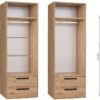 Interior view of ARTI 03B wardrobe with shelf, rail, drawers