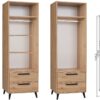ARTI 4 single door linen cabinet with shelves, drawers, rods