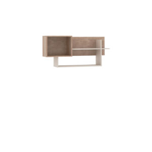 GRANT 03 Wall Shelf 109, cashmere beige and cremona torro finish.