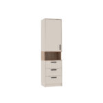 GRANT 06 cashmere storage cabinet with closed doors and elegant design