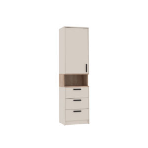 GRANT 06 cashmere storage cabinet with closed doors and elegant design