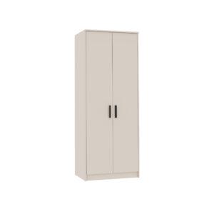 Elegant GRANT 13 Two-Door Wardrobe 75 in Cashmere finish