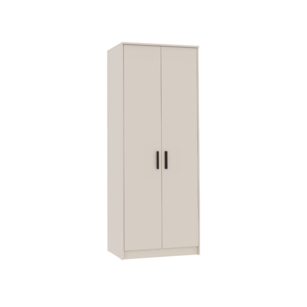 Elegant GRANT 13 Two-Door Wardrobe 75 in Cashmere finish