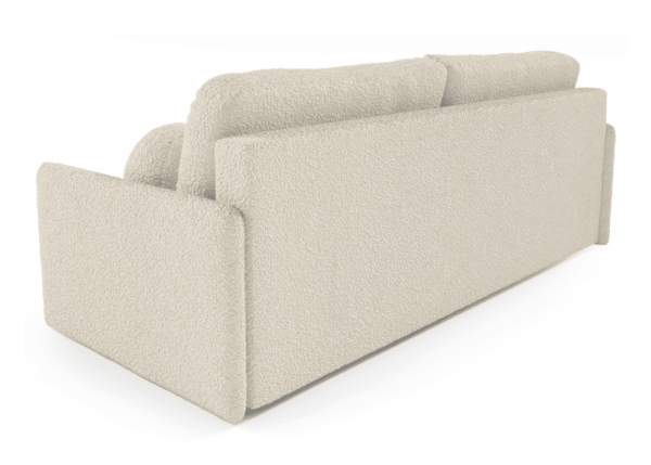 Anabell sofa bed fully extended, revealing comfortable sleeping area.