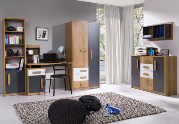QUATRO 07 Shelf Unit displayed in a modern room setting