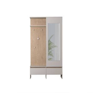 NEL P 110 cashmere hallway wardrobe set complete view