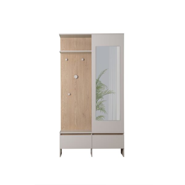 NEL P 110 cashmere hallway wardrobe set complete view