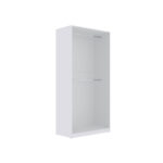 TRES 01 100 open wardrobe with dual hanging rails