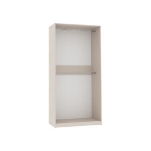 TRES 01 open wardrobe with hanging rails for bedroom