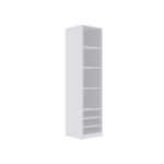 TRES 05 50 tall open wardrobe unit with adjustable shelves