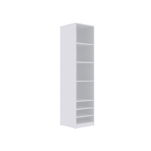 TRES 05 50 tall open wardrobe unit with adjustable shelves