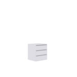 TRES 07 white chest of drawers with multiple storage compartments
