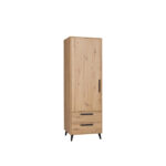 ARTI 03 single door wardrobe with drawers on legs